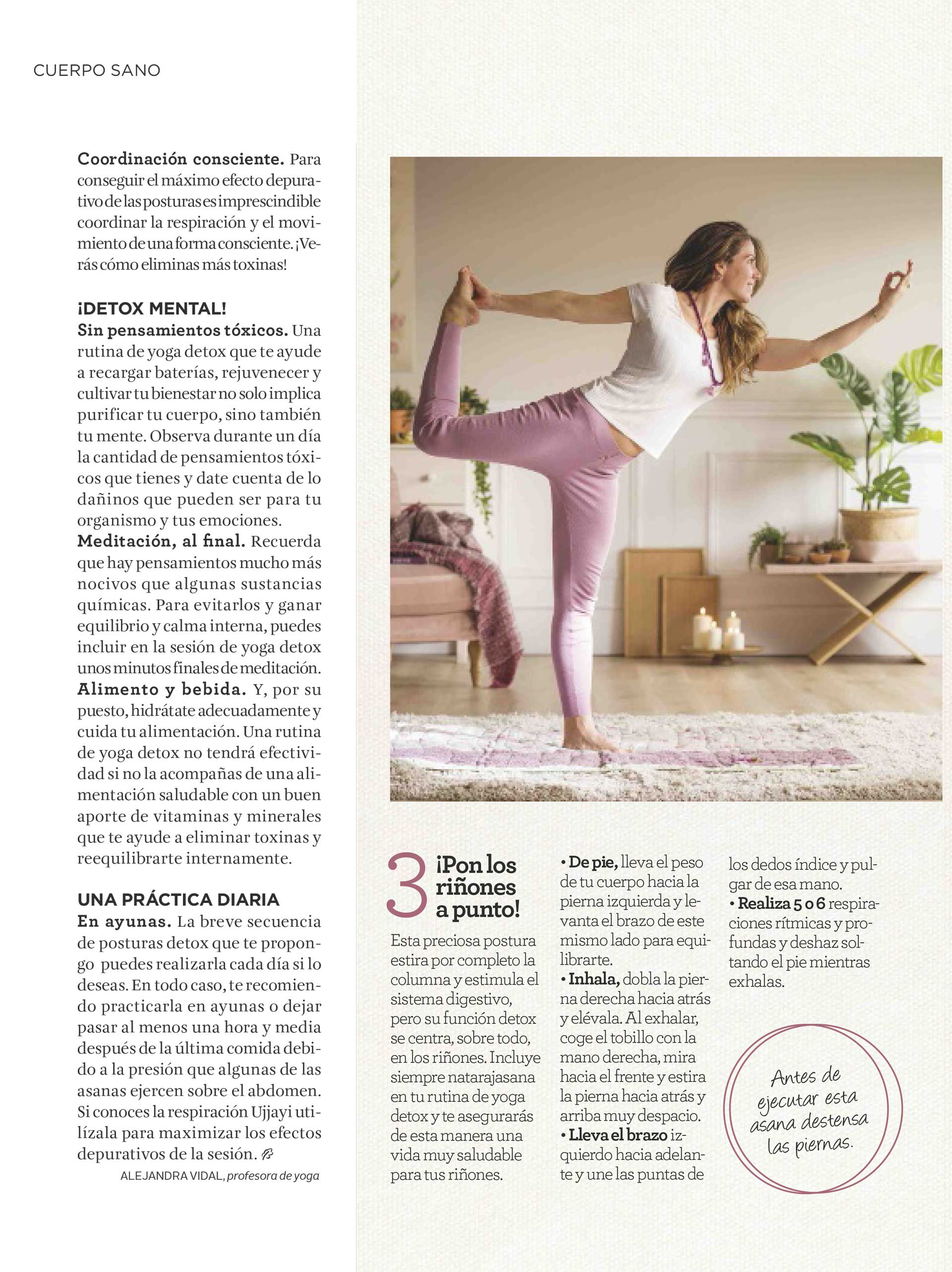 Espacio de Yoga Revista Cuerpo Mente